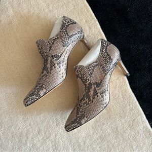 NEW in box Inez Marisol 70 Snake Emboss Bootie
